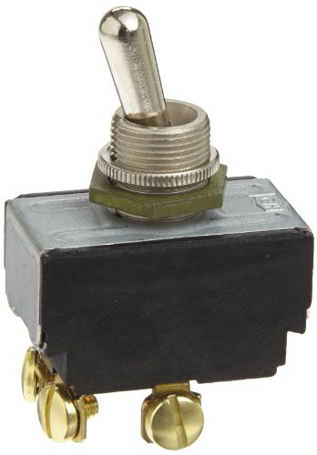 Eaton 7560K5 General Purpose Toggle Switch AC Rated Screw Termination OnNoneOff Action DPST Contacts