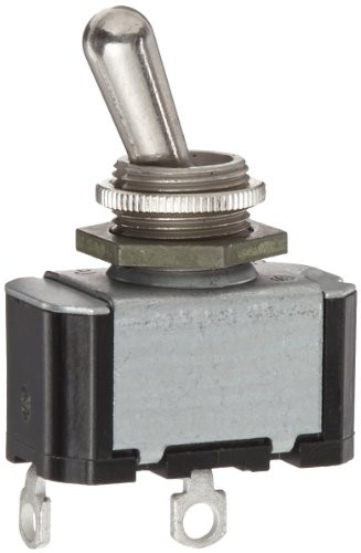 Eaton 7580K7 General Purpose Toggle Switch AC Rated Solder Termination OnNoneOff Action SPST Contacts