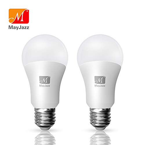 MayJazz 2 Packs LED Light Bulbs A19 3Way Daylight 5000k Bulb 61015W 5075100W Equivalent 50012001600Lm E26 Base Lamp Bulbs