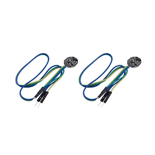DEVMO 2PCS Pulse Sensor Heart Rate Sensor Monitor PulseSensor Compatible with Arduino Module Raspberry pi