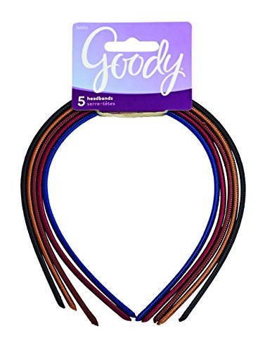 Goody Womens Classics Shoestring Fabric Headband 5 Count