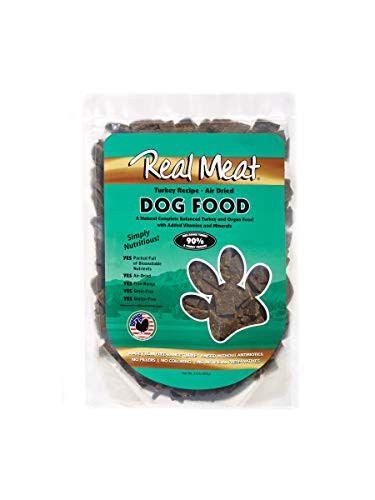 Real Meat Company Air Dried Turkey Dog Food 2lb Bag 70702