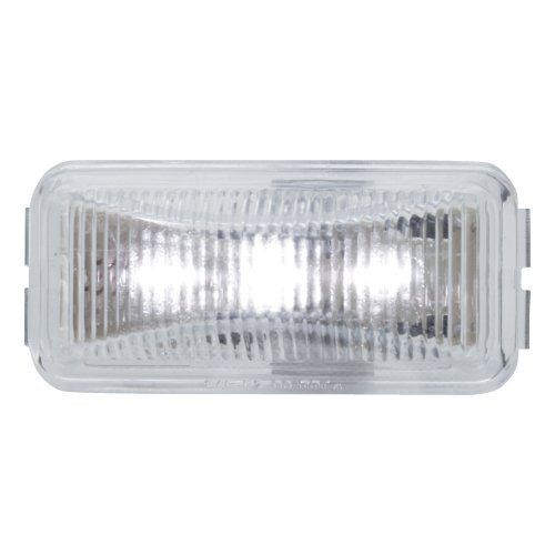 Grand General 87647 Fleet Series White Small Rectangular 3-LED Sealed Marker/Clearance Light