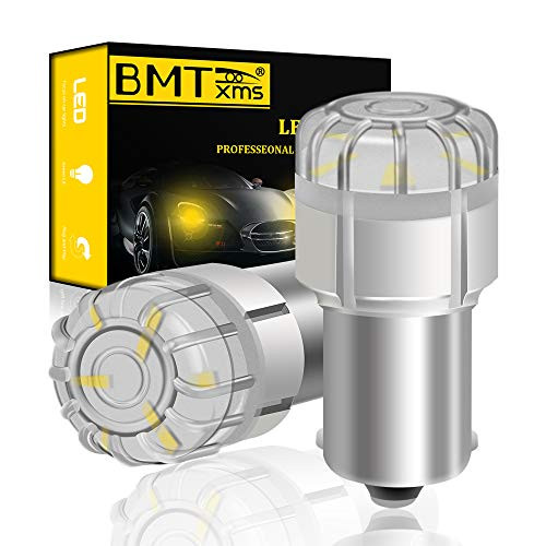 BMTxms 1156 7506 1141 LED Backup Reverse Light Bulb Super Bright with High Power 3020 Chipsets Canbus Error Free For BA15S P21W 1003 Lamp White 6000K Pack of 2