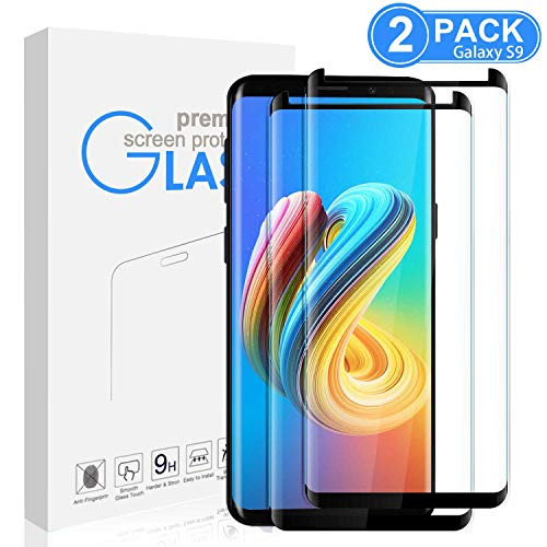 KCEN Samsung Galaxy S9 Screen Protector Tempered Glass 2 Pack 3D Curved Full Coverage 9H Hardness AntiScratch Case Friendly HD Clear Screen Protector Film for Samsung Galaxy S9 KCEN Samsung Galaxy S9 Screen Protector Tempered Glass 2 Pack 3D Curved Full Coverage 9H Hardness AntiScratch Case Friendly HD Clear Screen Protector Film for Samsung Galaxy S9