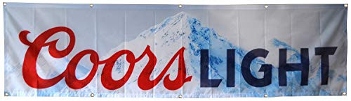 Dimike Coors Light Beer Flag 2x8ft Banner