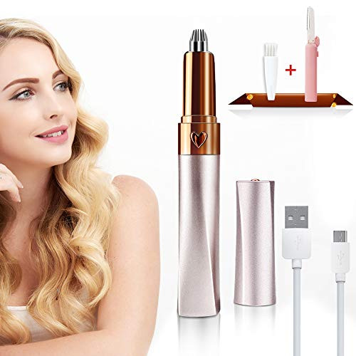 Eyebrow Hair Remover Epilator Rechargeable Painless Precision Eyebrow Trimmer for Women Portable Electric Eyebrow Razor Tool for Brow Face Lips Nose Hair Removal Eyebrow Hair Remover Epilator Rechargeable Painless Precision Eyebrow Trimmer for Women Portable Electric Eyebrow Razor Tool for Brow Face Lips Nose Hair Removal