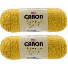 Bulk Buy: Caron Simply Soft Yarn Solids (2-pack) (Gold)