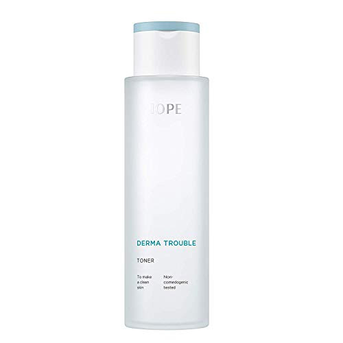 IOPE Derma Trouble Facial Toner for Acne Prone Skin  Clarifying Face Toner for Dry Combination Oily Skin OilFree Pore Minimizing Toner for Face 676 FLOZ200ml