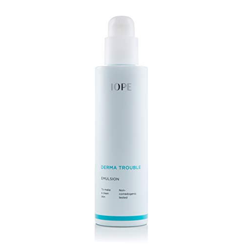 IOPE Derma Trouble Face Emulsion  Facial Moisturizing Lotion For Dry Sensitive Oily Acne Skin Dermatologist Tested 507 FLOZ150ml