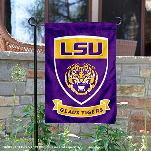 College Flags and Banners Co. Louisiana State LSU Tigers Shield Garden Flag