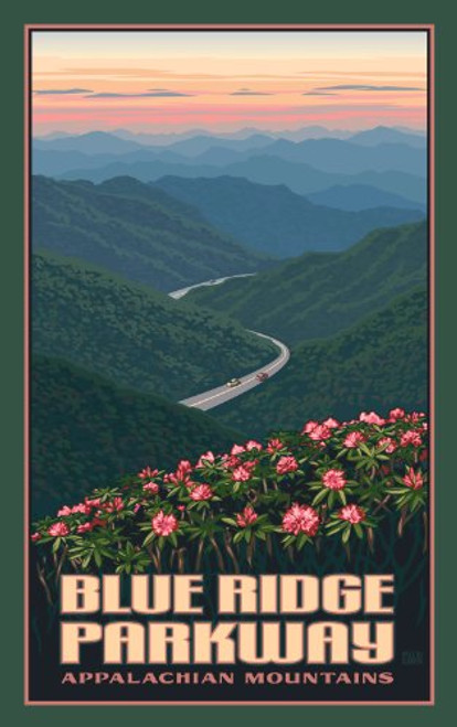 Northwest Art Mall Blue Ridge Parkway in Spring North Carolina Wall Art by Paul Leighton, 11 by 17-Inch Northwest Art Mall Blue Ridge Parkway in Spring North Carolina Wall Art by Paul Leighton, 11 by 17-Inch