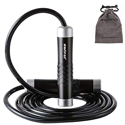 Jump Rope Ball Bearings TangleFree Rapid Speed Cable Skipping Rope Adjustable Jumping Ropes for Men Women and Kids Jump Rope Ball Bearings TangleFree Rapid Speed Cable Skipping Rope Adjustable Jumping Ropes for Men Women and Kids