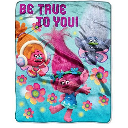 Trolls Kids DreamWorks Soft Throw Blanket