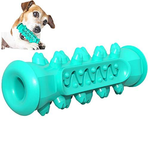 TANGCN Dog chew Toys Indestructible Dog Toys for Aggressive Chewers Tough Durable Natural Rubber Dog Toothbrush Toys for Small to Large Dogs Puppy Teething and Boredom Chews Blue