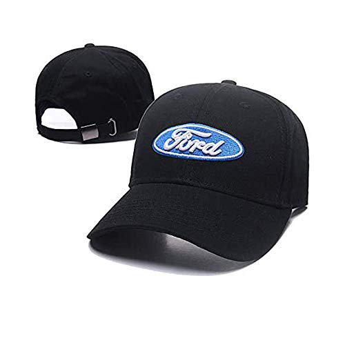 Shaw Black Car Logo Adjustable Baseball Caps for Men and Women Hat Travel Cap Racing Motor Hat fit Ford Accessory