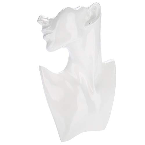 Salmue Mannequin Mannequin Jewelry Display Display Holder Pendant Necklace Earring Jewelry Display Rack White Necklace Holder for Studs Salmue Mannequin Mannequin Jewelry Display Display Holder Pendant Necklace Earring Jewelry Display Rack White Necklace Holder for Studs