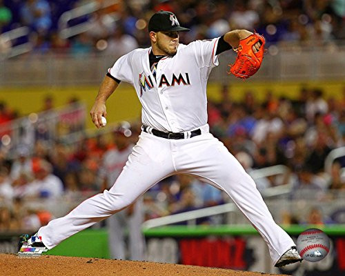 MLB Jose Fernandez Miami Marlins 2015 Action Photo Size 8 x 10