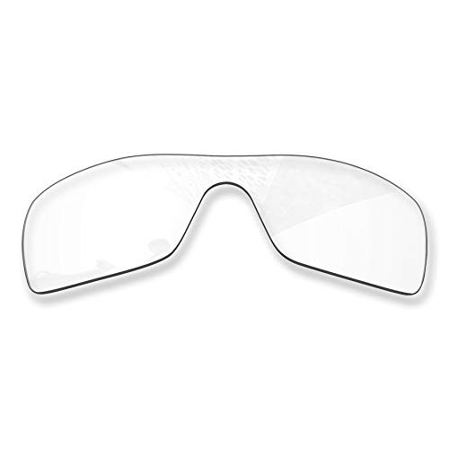 MYCOURAG Replacement Lenses Compatible with Oakley Batwolf OO9101 Sunglass  HD Clear NonPolarized