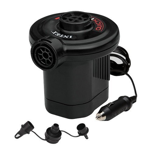 Intex QuickFill DC Electric Air Pump 12V Car Plug Max Air Flow 212CFM