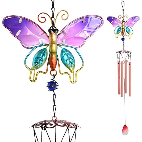 zhengshizuo Iron Wind Chimes Butterfly Wind Chimes Unique Garden Decor Windchimes Outdoor Metal Wrought Iron Butterfly Mom Gift GardenYardPatio Decor zhengshizuo Iron Wind Chimes Butterfly Wind Chimes Unique Garden Decor Windchimes Outdoor Metal Wrought Iron Butterfly Mom Gift GardenYardPatio Decor