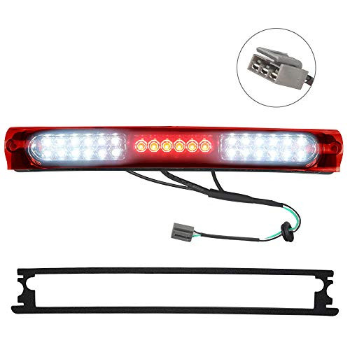 Urite2GO LED 3rd Third Brake Light Red Lens Compatible with 19972003 Ford F150 2004 F150 Heritage 9799 F250 High Mount Stop Lamp Assembly