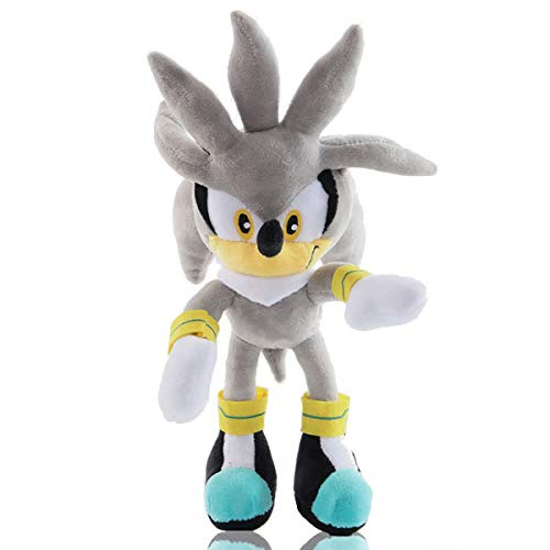 qichemaoy Classic Amy Plush Figure Toys Sonic The Hedgehog Sonic The Hedgehog Cartoon Character Plush Childrens Pillow 11in Gray