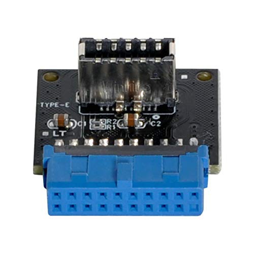 Xiwai USB 31 Front Panel Socket TypeE to USB 30 20Pin Header Male Extension Adapter for Motherboard
