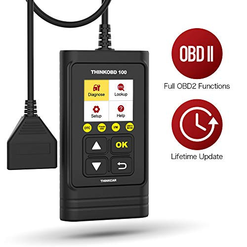 Thinkobd 100 OBD2 Scanner Full OBD2 Functions Check Engine Code Reader CAN Diagnostic Scan Tool Diagnostic Car Code Reader for Check Engine Light Smog Test Supports Mode6 O2 Sensor and DTC Lookup