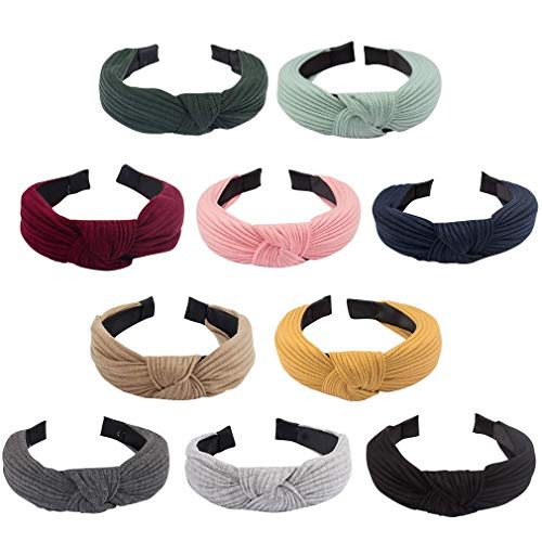 Taomoder 10 Pieces Knotted Headbands Wide Headbands for Women Cute Headbands Knotted Headbands for Women Diademas Para Mujer Womens Fashion Headbands Hair Accessories for Women Taomoder 10 Pieces Knotted Headbands Wide Headbands for Women Cute Headbands Knotted Headbands for Women Diademas Para Mujer Womens Fashion Headbands Hair Accessories for Women