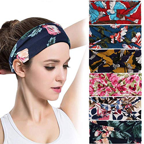 Ondder 6 Pack Headbands for Women Boho Headbands Knotted Headbands for Women Wide Headbands Knot Turban Headband Hair Band Elastic Plain Fashion Hair Accessories for Women Ondder 6 Pack Headbands for Women Boho Headbands Knotted Headbands for Women Wide Headbands Knot Turban Headband Hair Band Elastic Plain Fashion Hair Accessories for Women