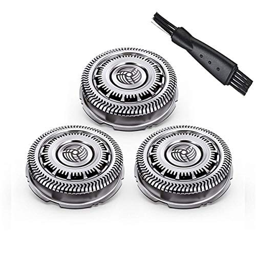 3 PCS SH90  62 Replacement Heads for Philips Norelco Shaver Series 9000 Series 8950 Fits Star Wars Shaver SW9700 SW6700