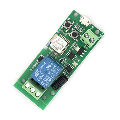 N  A WiFi Relay USB DC 5V Relay Module Smart Home Wireless Switch Controller with APP Ba Applied to Access Control Turn on PC Garage DoorLearning Program