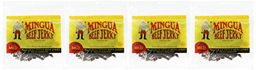 Mingua Mild Beef Jerky 4 Pack 435oz Packages 14oz total