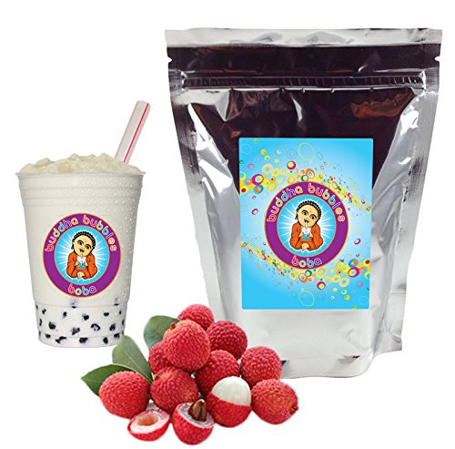 Lychee Boba  Bubble Tea Drink Mix Powder By Buddha Bubbles Boba 1 Kilo 22 Pounds  1000 Grams