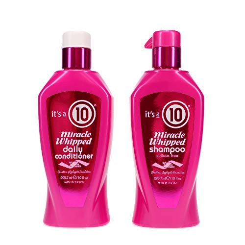 Its a 10 Miracle Whipped Shampoo and Conditioner