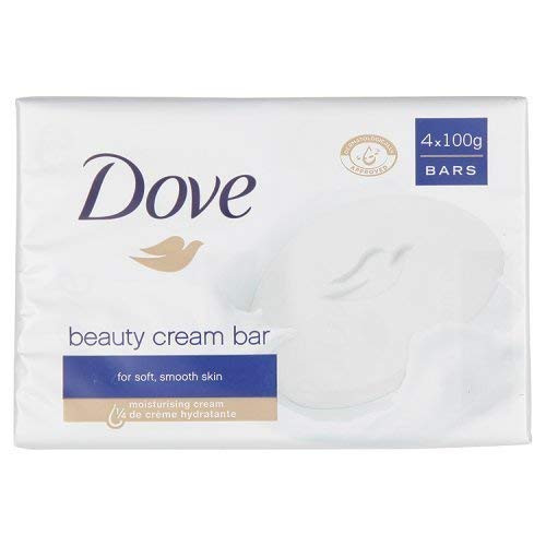 Dove Beauty Cream Bar White Soap 4 Bars  352 Oz  100g x Pack of 6  Total 24 Bars