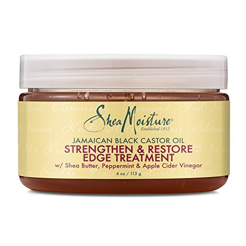 SheaMoisture 4 oz Jamaican Black Castor Oil Strengthen Grow  Restore Edge Treatment