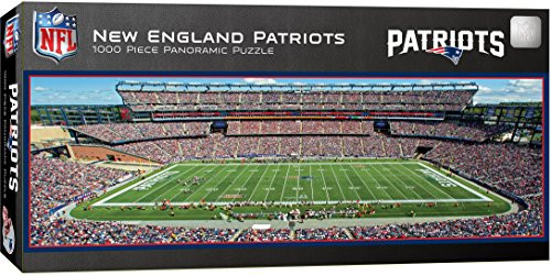 MasterPieces NFL New England Patriots 1000 Piece Stadium Panoramic Jigsaw Puzzle