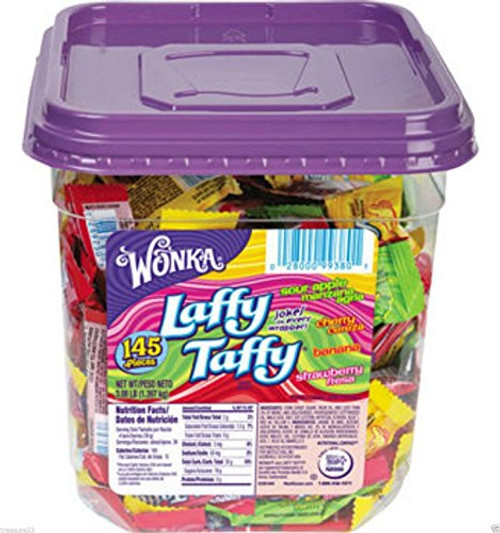 Laffy Taffy Assorted Flavors Bite Size 145 ct 3 lbs Wonka Nestle Candy Laffy Taffy Assorted Flavors Bite Size 145 ct 3 lbs Wonka Nestle Candy