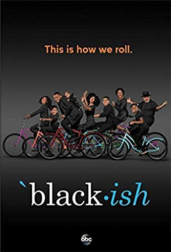 Buyartforless BlackIsh Blackish Season 4 Group Cast on Bikes 36x24 Television Show Poster Print Decorative Accent Wall Art MultiColor