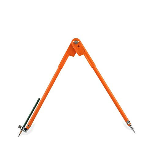 Professional Scribe Compass Stainless Steel Decoration Drawing Professional Woodworking Compass Pencil Marking Compass Circle Maker Scriber Compass for Geometry Large
