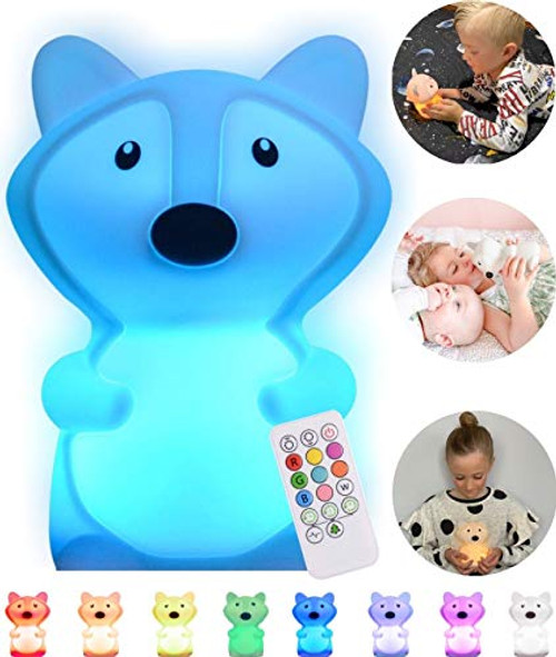 Baby Night Light for Kids Room LED Kids Night Light Baby Lamp for Nursery Baby Fox Lamp With Remote Nine Multi Color Changing Fox Night Light Miffy Lamp for Nursery Silicone Night Light Kids Baby Night Light for Kids Room LED Kids Night Light Baby Lamp for Nursery Baby Fox Lamp With Remote Nine Multi Color Changing Fox Night Light Miffy Lamp for Nursery Silicone Night Light Kids