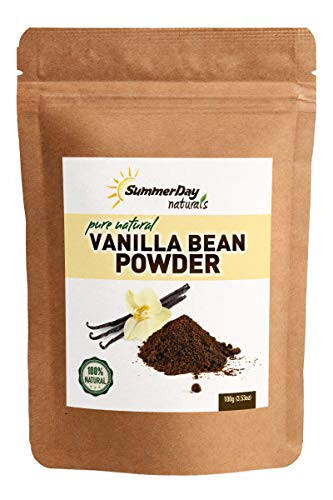 Vanilla Bean Powder 353 Oz  Raw Ground Vanilla Bean  Unsweetened GlutenFree  EXTREMELY FRESH  Ground Moments Before Packaging!