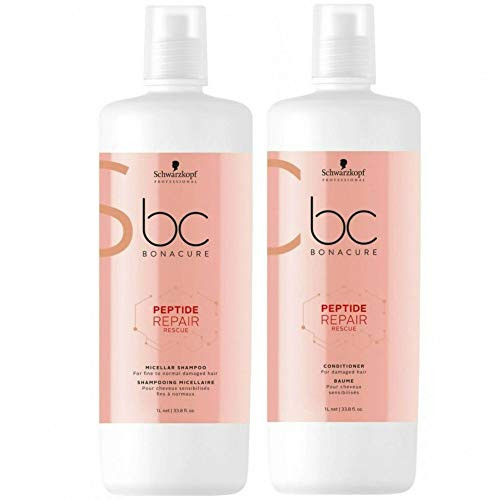 Schwarzkopf Bonacure Repair Rescue Shampoo and Conditioner Liter Duo 338 oz