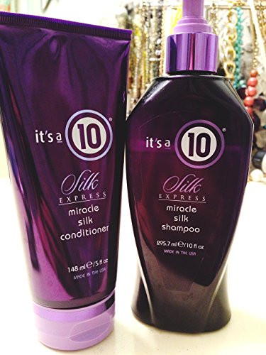 Its a 10 Silk Express Miracle Silk Shampoo10 OZ  Conditioner 5 OZ