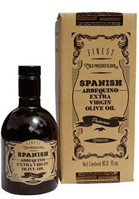 GringoCool Spanish Arbequina 100 Extra Virgin Olive Oil First Cold Pressed Single Source from Andalusia 169 fl oz
