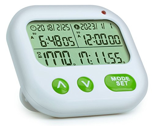 Countdown Clock up to 1999 Days with Alarm, timer count until Retirement, Wedding, Baby Birth, Event, Vacation, Project, Christmas by Cirbic