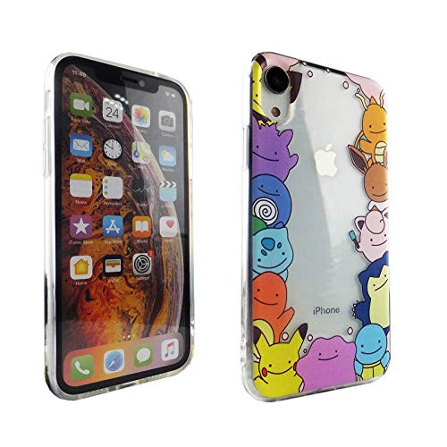 iPhone XR CASEMPIRE Cartoon Animal Game Characters TPU Case Shock Proof Never Fade Slim Fit Cover for iPhone XR Pikachu Squirtle