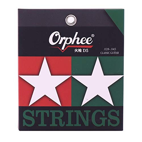 Classical guitar strings 2845 nylon multifilament core high tension silver wire winding process nano antirust coating D5